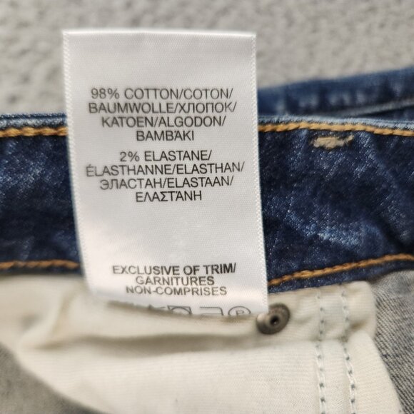 Silver Jeans Women's 33x27 Kenni Skinny Ankle Distressed Stretch Denim Pants - Picture 12 of 14